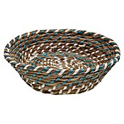 Versa Cesta (L x An x Al: 25 x 25 x 8 cm, Azul y blanco) | BAUHAUS