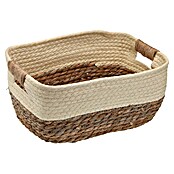 Versa Cesta (L x An x Al: 19 x 19 x 13 cm, Beige, Fibra natural) | BAUHAUS