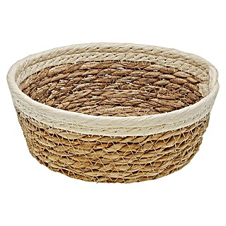 Versa Cesta (Diámetro: 18 cm, Beige)
