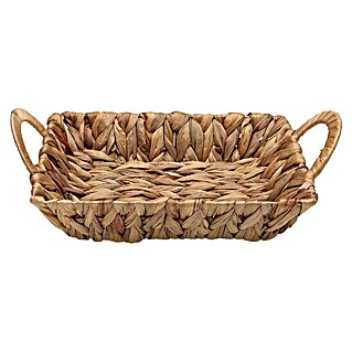 Versa Cesta con asas Jacinto de agua (Rectangular, Marrón)