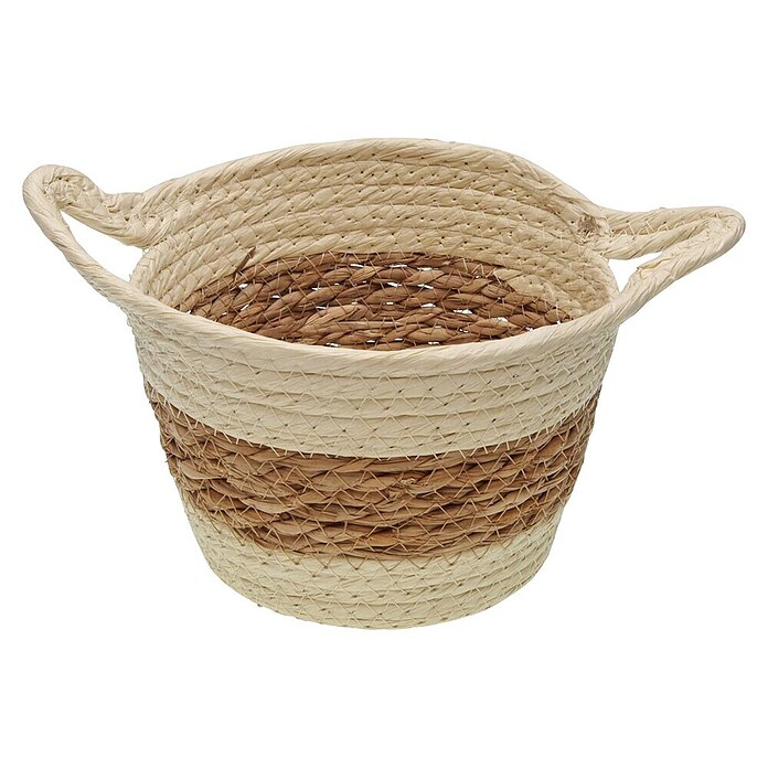 Versa Cesta de fibra vegetal (Beige) | BAUHAUS