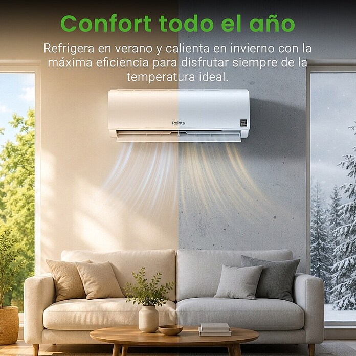Rointe Aire acondicionado Inverter RX10 (3.400 W, 3.420 W, 25 m², Blanco) | BAUHAUS