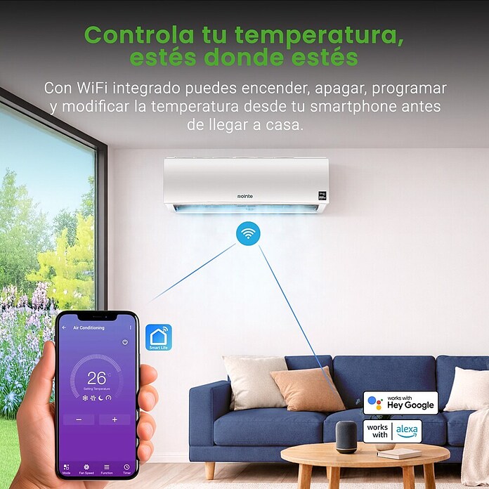 Rointe Aire acondicionado Inverter RX10 (3.400 W, 3.420 W, 25 m², Blanco) | BAUHAUS