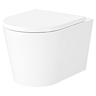Cersanit Stenski WC Mesta (Izpiranje brez roba, WC odtok: Vodoravno, Bela)