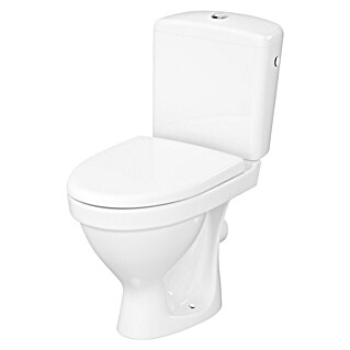 Cersanit Stenski WC monoblok EKO II SimpleON (Z izpiralnim robom, WC odtok: Vodoravno, Bela)