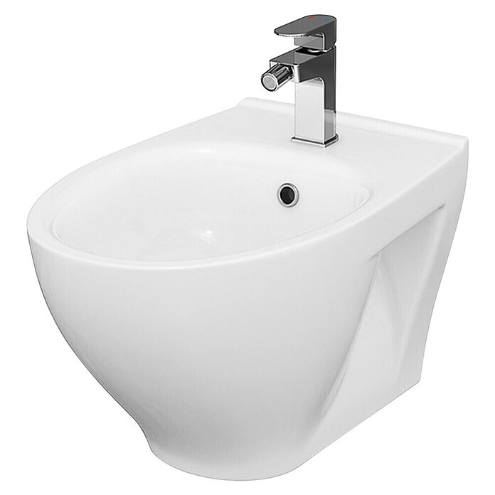 Cersanit Stenski bide Savio  (35,5 x 52,5 cm, Bela, Keramika) | Bideji | Kopalniška keramika | Kopalnica in sanitarije | Izdelki | BAUHAUS