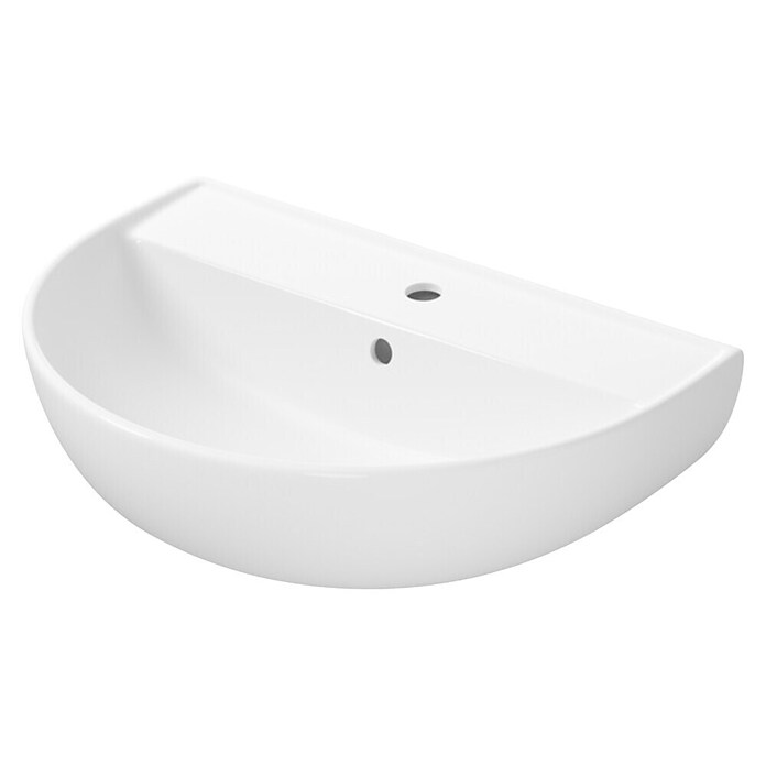 Cersanit Umivalnik Ovida 50  (50,5 x 40 cm, Odprtina za armaturo: Sredina, S prelivom, Bela) | 3941 - Waschtische Marke | DBBA - Keramik Marke | DBB - Keramik | DB - Keramik/Wannen | D - Sanitär | BAUHAUS