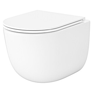 Cersanit Stenski WC Remo (Izpiranje brez roba, WC odtok: Vodoravno, Bela)