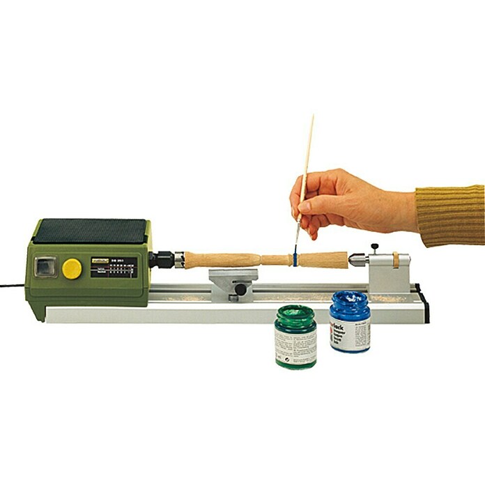 Proxxon Micromot Torno para madera DB 250 (100 W, Número de revoluciones del husillo: 1.000 - 5.000 r.p.m.)