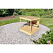 Karibu Sandkasten Max (135,5 x 11,5 x 122,5 cm, Holz, Holzfarben) | BAUHAUS