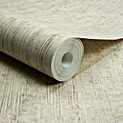 Grandeco Papel pintado de vinilo (Blanco, Efecto madera, 10 x 0,53 m) | BAUHAUS