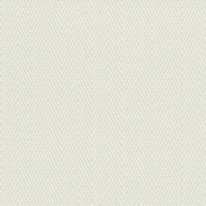 Erismann Papel pintado de vinilo Espiga - Beige, Gráfico, 10 x 0,53 m - Tejido blanco trenzado con un sutil patrón de espiga.