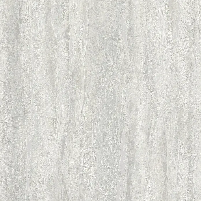 Marburg Papel pintado de vinilo - Gris, Efecto cemento, 10 x 0,53 m - Superficie texturizada gris claro con patrones de rayas verticales, similar a hormigón o piedra.