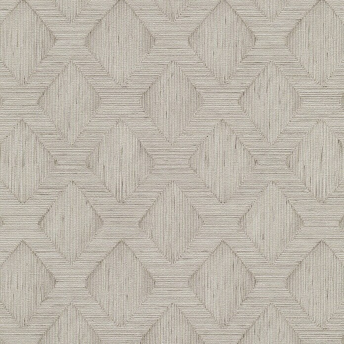 Erismann Papel pintado de vinilo Rombo (Beige, Gráfico, 10 x 0,53 m) | BAUHAUS