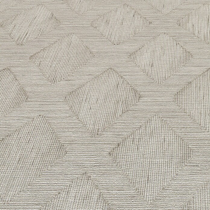 Erismann Papel pintado de vinilo Rombo (Beige, Gráfico, 10 x 0,53 m) | BAUHAUS