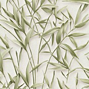 Erismann Papel pintado de vinilo Bambú (Verde/Beige, Floral, 10 x 0,53 m) | BAUHAUS
