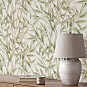Erismann Papel pintado de vinilo Bambú (Verde/Beige, Floral, 10 x 0,53 m) | BAUHAUS