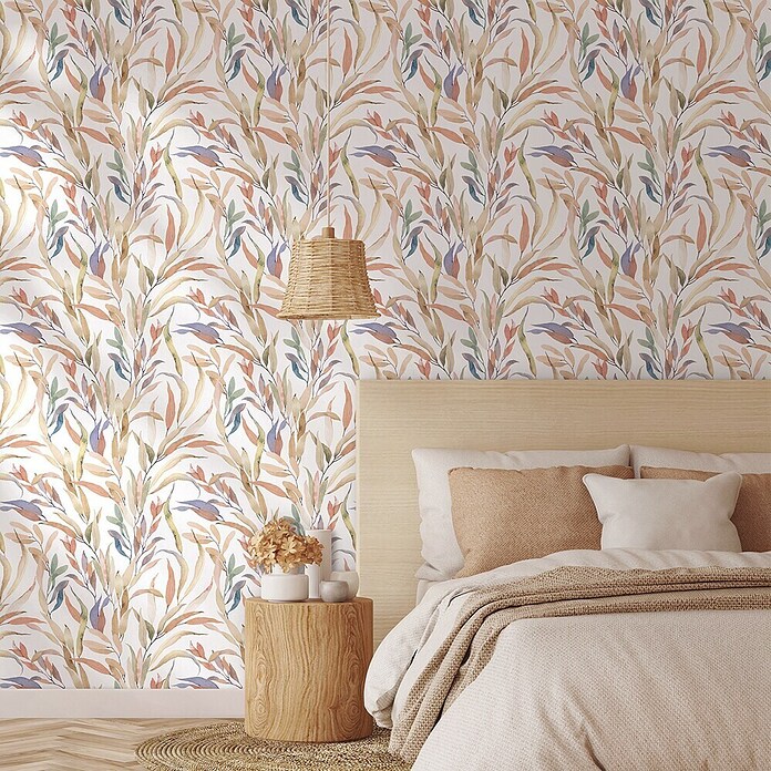 Marburg Novamur Plus Fresh UP Papel pintado de vinilo (Multicolor, Floral, 10 x 0,53 m) | BAUHAUS