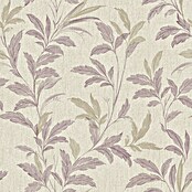 Grandeco Papel pintado de vinilo (Blanco/Lila, Floral, 10 x 0,53 m) | BAUHAUS
