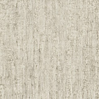 Grandeco Papel pintado de vinilo (Blanco, Efecto madera, 10 x 0,53 m)