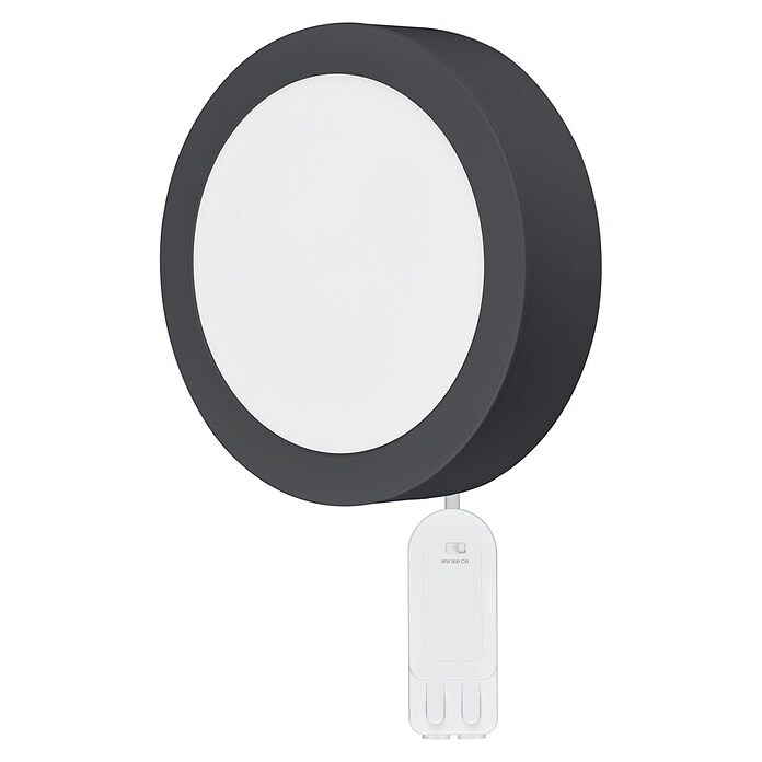 Ferotehna LED panel  (Ø x V: 145 x 31 mm, 9 W, 855 lm, Antracit, Okrugla) | BAUHAUS