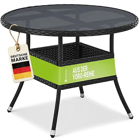 Juskys  Gartentisch rund Yoro