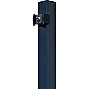 Hadra Afrasteringspaal (Antraciet, 40 x 40 x 1.750 mm, Met poedercoating)