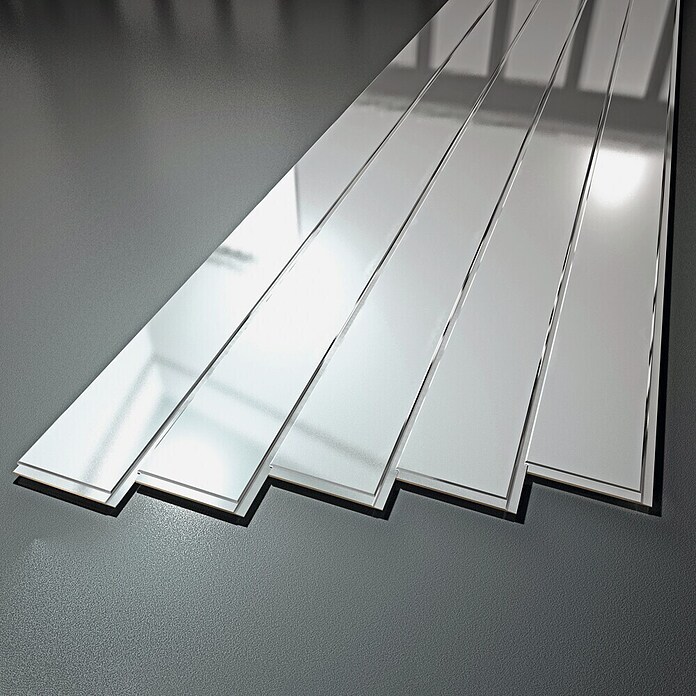 LOGOCLIC Decoration Panelen Hoogglans wit (2.600 x 202 x 10 mm)