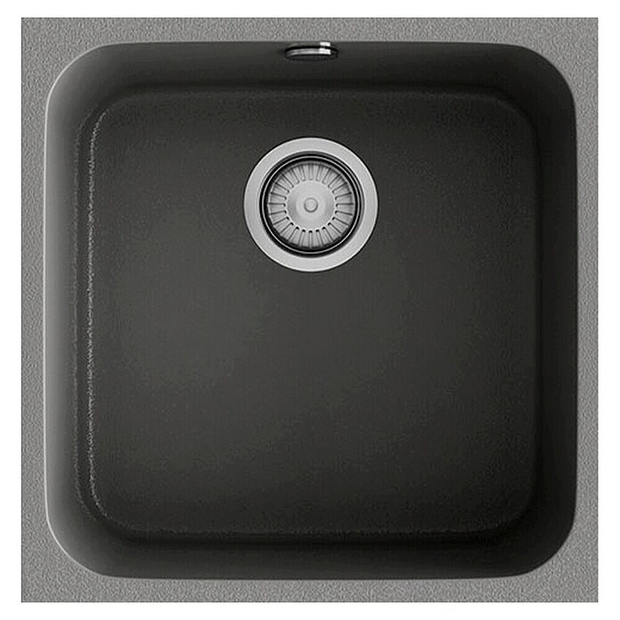 Poalgi Fregadero encastrable Sena (44,5 x 44 cm, Material compuesto, Concret) | BAUHAUS