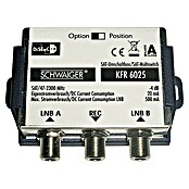 Schwaiger SAT-Umschaltbox KFR6025 531 (DiSEqC V2.0, 5 - 2.150 MHz, 1,5 dB)