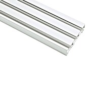Sombra Flächenvorhangschiene (Dreiläufig, Weiß, Länge: 160 cm)