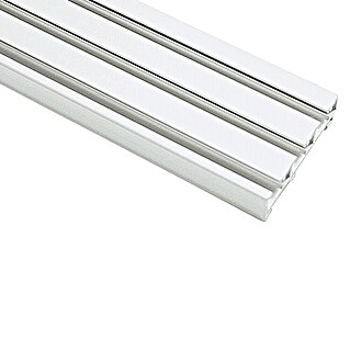 Sombra Flächenvorhangschiene (Anzahl Läufe: 3 Stk., Weiß, Länge: 160 cm)