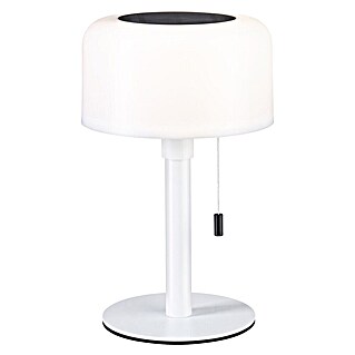 Paulmann Solar-Tischleuchte (Weiß, IP44, 2 700 K, Ø x H: 148 x 240 mm)