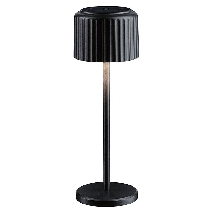 Paulmann Solar-Tischleuchte Else (Schwarz, IP44, Ø x H: 102 x 305 mm) | BAUHAUS
