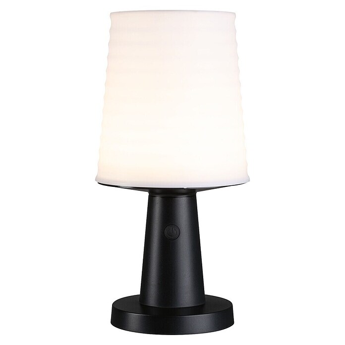 Paulmann Lámpara de sobremesa solar Ilanga (Potencia máx. del sistema: 32 W, Gris/ Blanco) | BAUHAUS