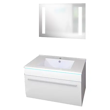 AcquaVapore  Badmöbel-Set Fertigdusche Gently-3-B070-V1-F01-LSP0910070H