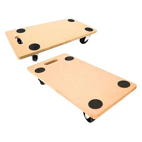 Proregal  Transportroller HERCULES 2 Stück MDF Holzplatte