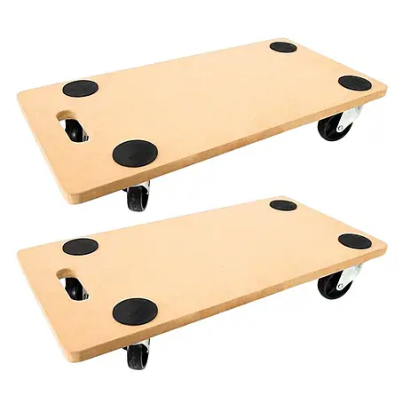 Proregal  Transportroller HERCULES 2 Stück MDF Holzplatte