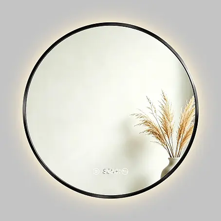 S'AFIELINA  Lichtspiegel Luna Plus Ø 600 mm Schwarz
