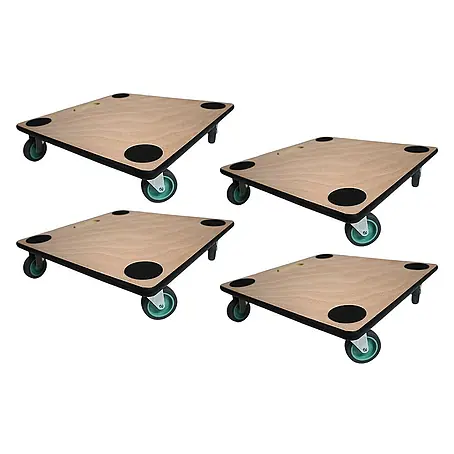 Proregal  Transportroller HERCULES 4 Stück Sperrholzplatte