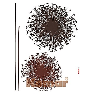 Komar Dekosticker Pusteblume (Braun, 50 x 70 cm)