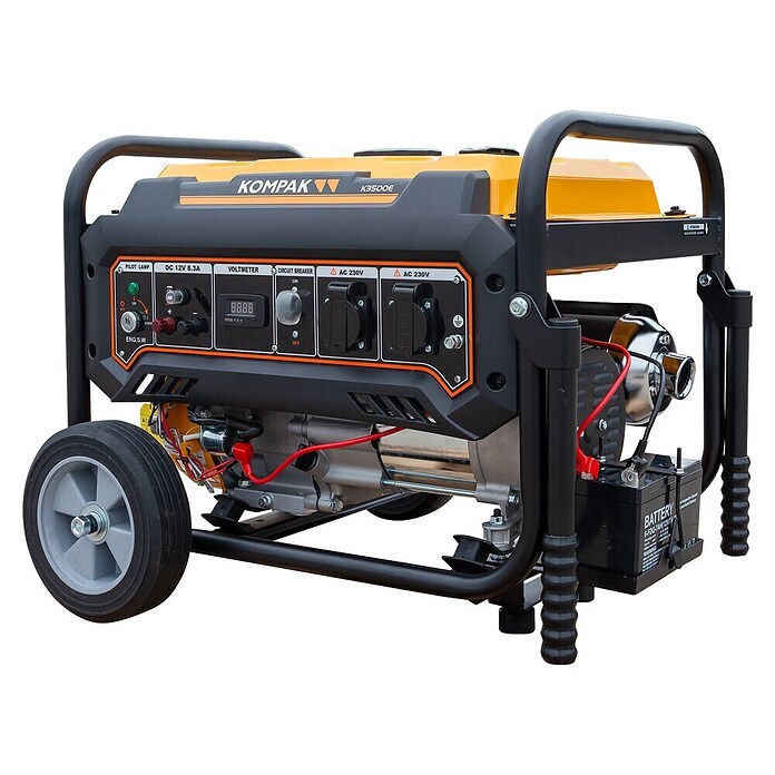 Generador K3500E (Potencia nominal: 3.200 kW, Volumen del depósito: 15 l) | BAUHAUS