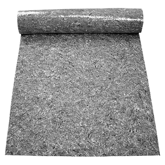Abdeckvlies - 10 x 1 m - Graue Bau-Dämmmatte als Rolle, ideal für Isolierung und Schallschutz. Vielseitig einsetzbar und einfach zu verarbeiten.