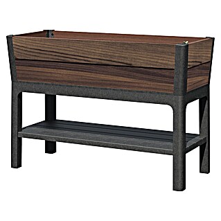 Keter Visoka gredica Ashwood (47,5 x 113 x 79,5 cm, Plastika, Orah)