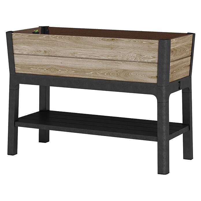 Keter Visoka gredica Ashwood  (47,5 x 113 x 79,8 cm, Plastika, Smeđa) | BAUHAUS