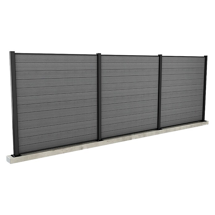 Keter Element ograde Evotech  (Š x V: 60,2 x 6,3 cm, Antracit, 3 -dij.) | BAUHAUS