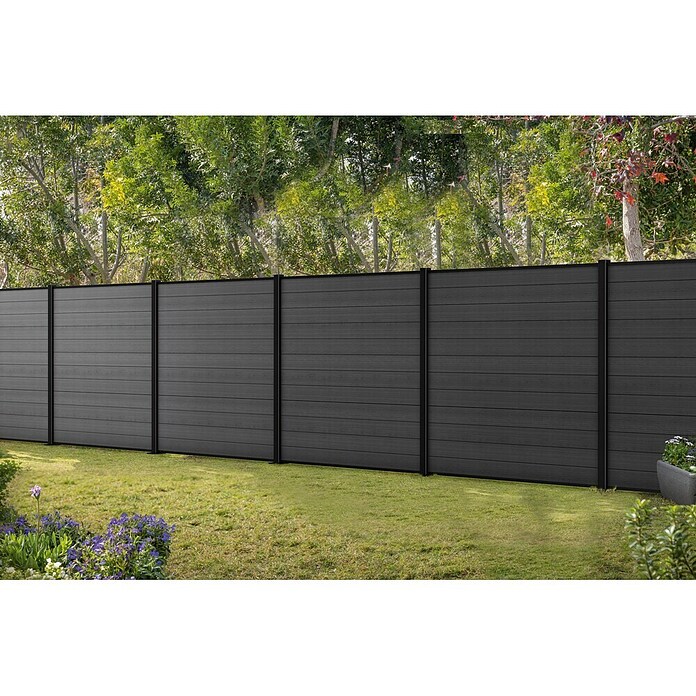 Keter Element ograde Evotech  (Š x V: 60,2 x 6,3 cm, Antracit, 3 -dij.) | BAUHAUS