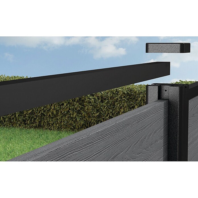 Keter Element ograde Evotech  (Š x V: 60,2 x 6,3 cm, Antracit, 3 -dij.) | BAUHAUS