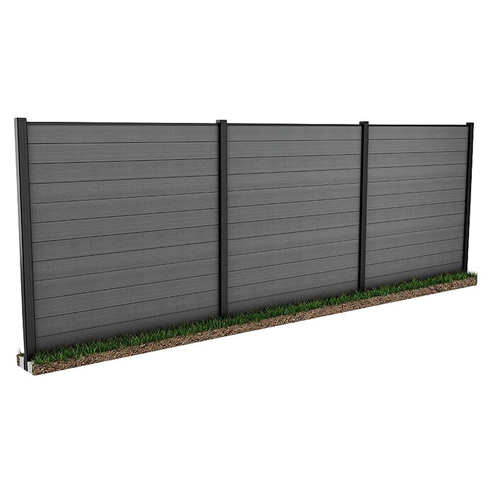 Keter Stup za ograde  (D x Š x V: 245 x 7,8 x 7,8 cm, Antracit, 1 Kom.) | BAUHAUS