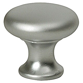 Möbelknopf (Typ Möbelgriff: Knopf, Sonstige, Verchromt, Durchmesser: 25 mm, Silber)